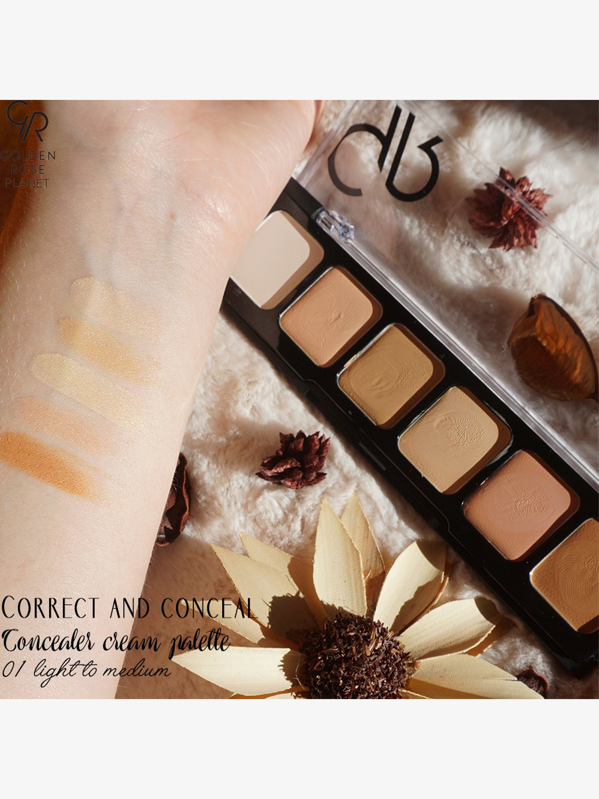 Correct and Concealer Cream Palette - Paleta Correctora y Concealer
