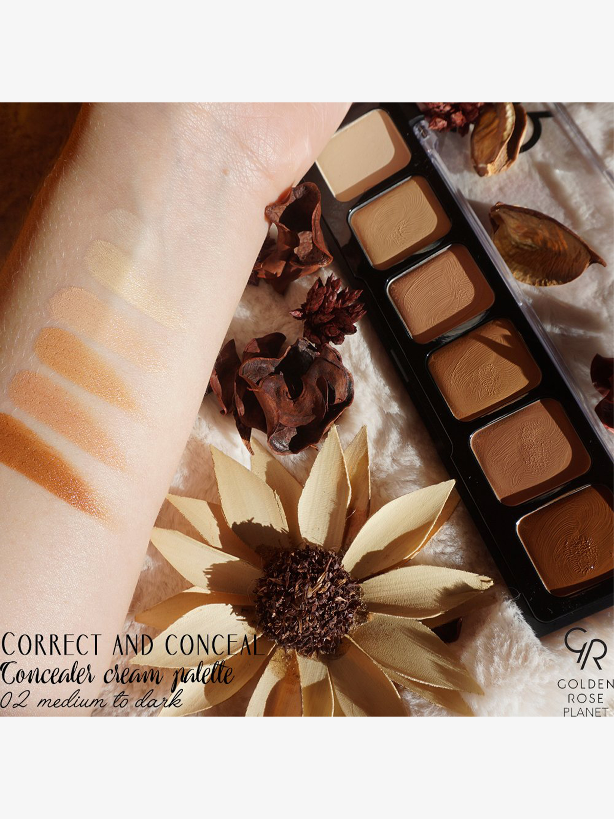 Correct and Concealer Cream Palette - Paleta Correctora y Concealer