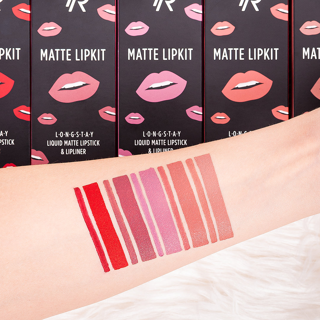 Matte Lip Kit - Labial líquido mate + perfilador de labios