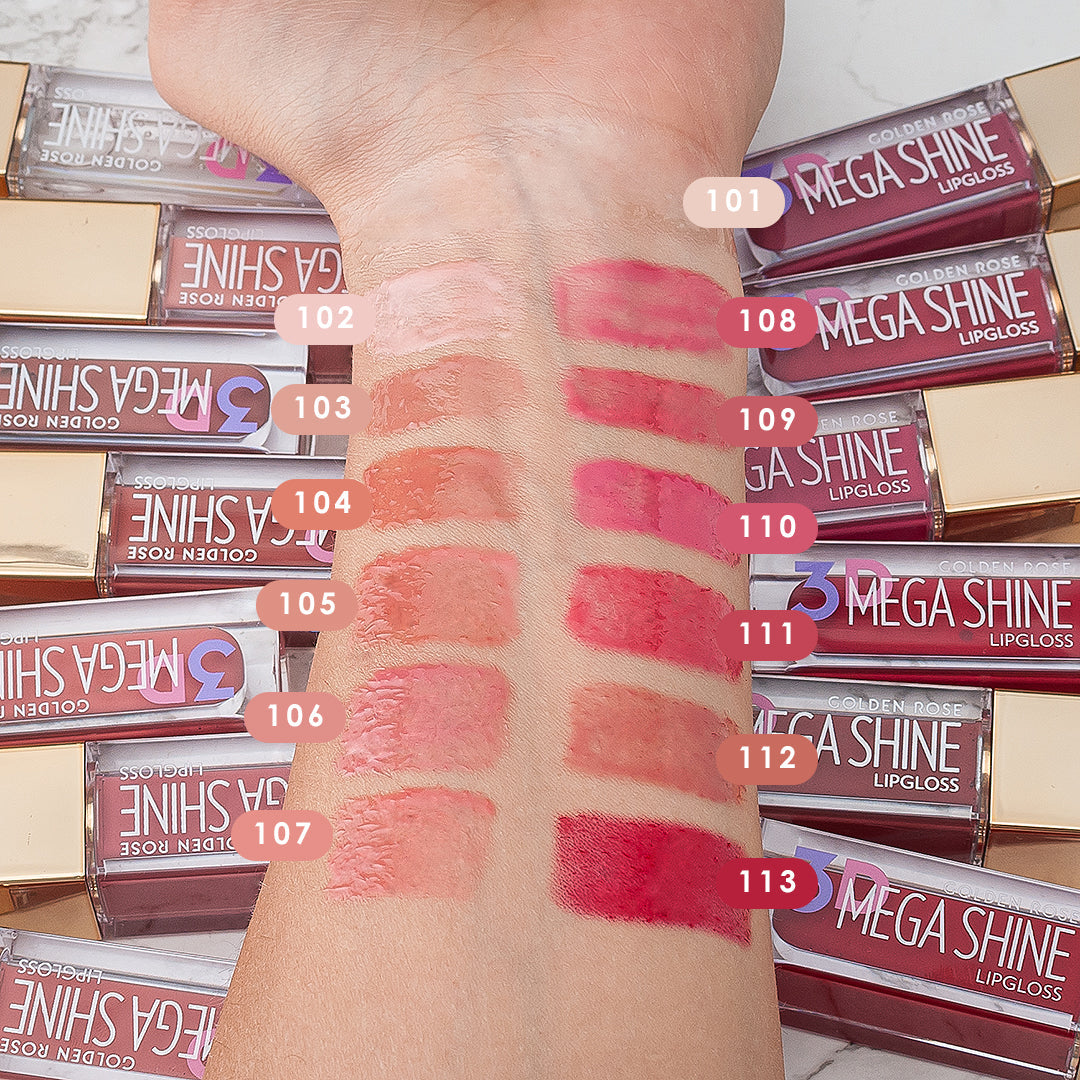 3D Mega Shine Lip Gloss - Brillo de labios efecto glass shine