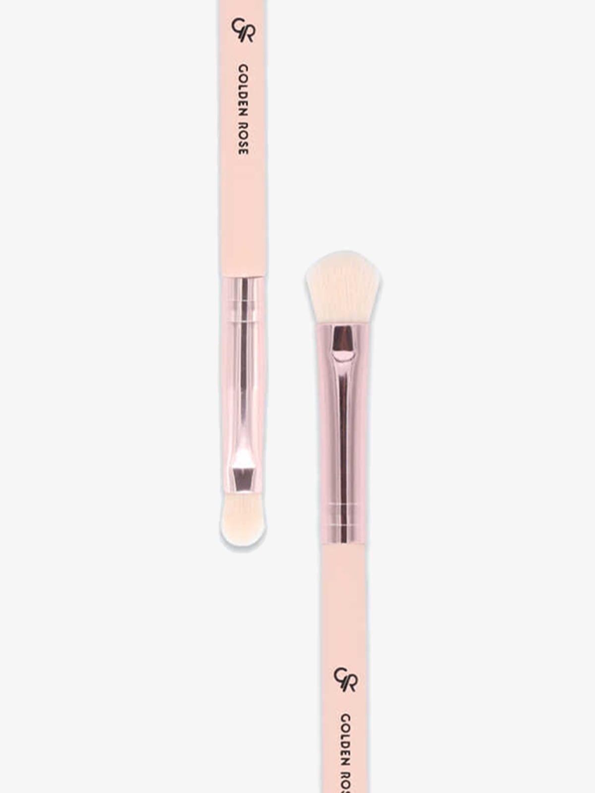 Brocha Doble para Sombras - Nude – Difuminado y Precisión - Duo Eyeshadow Brush