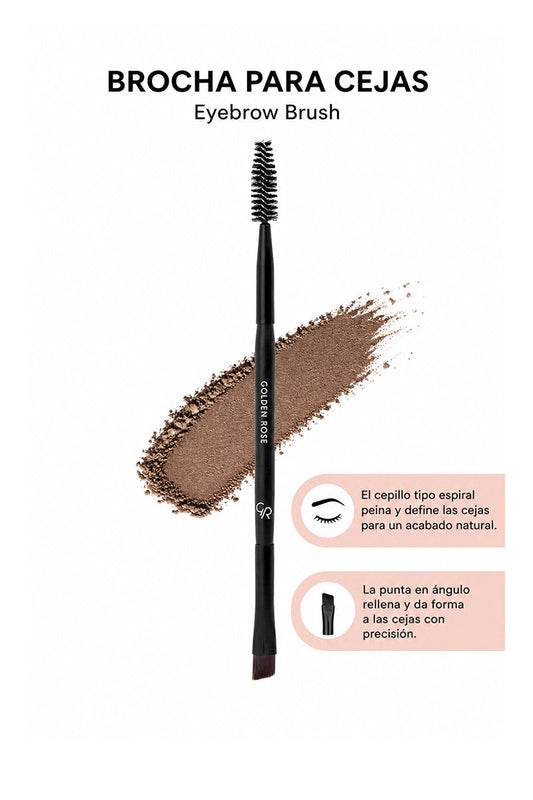 Brocha para Cejas – Doble Precisión - Eyebrow Brush