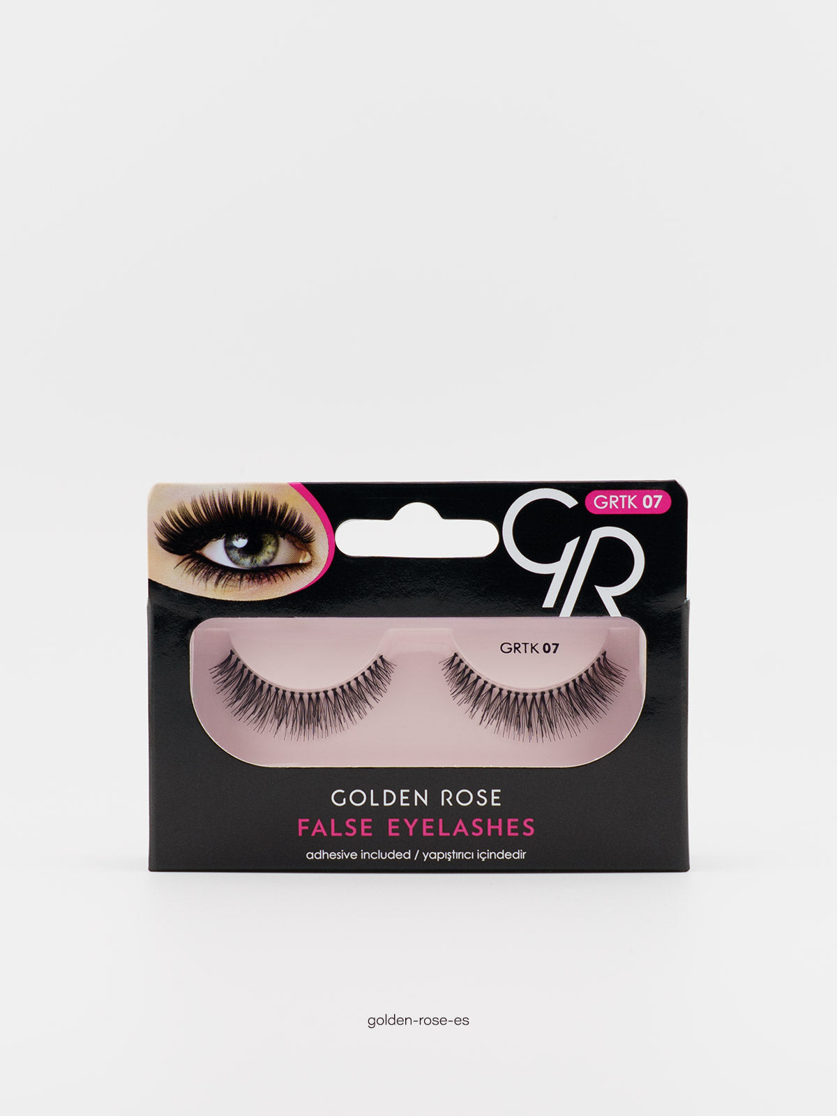 False Eyelashes GRTK 07 Golden Rose – Pestañas Postizas de Cabello Natural