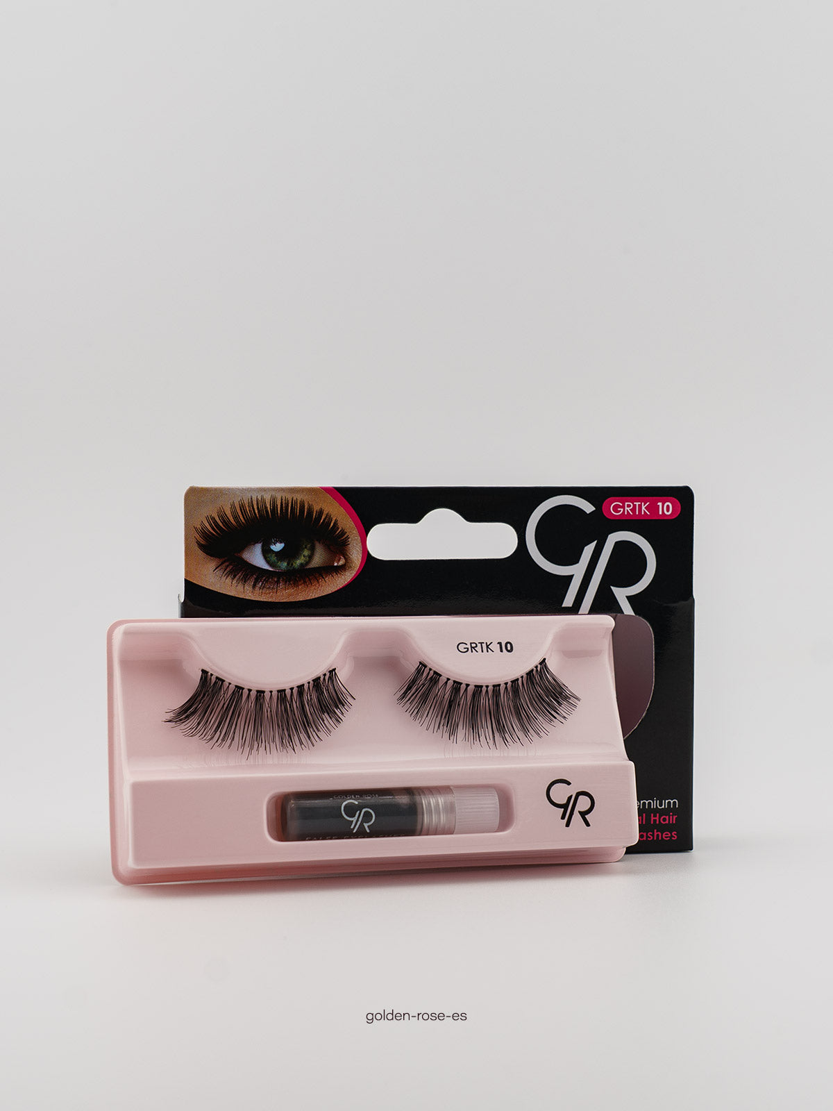 False Eyelashes GRTK 10 Golden Rose – Pestañas Postizas de Cabello Natural
