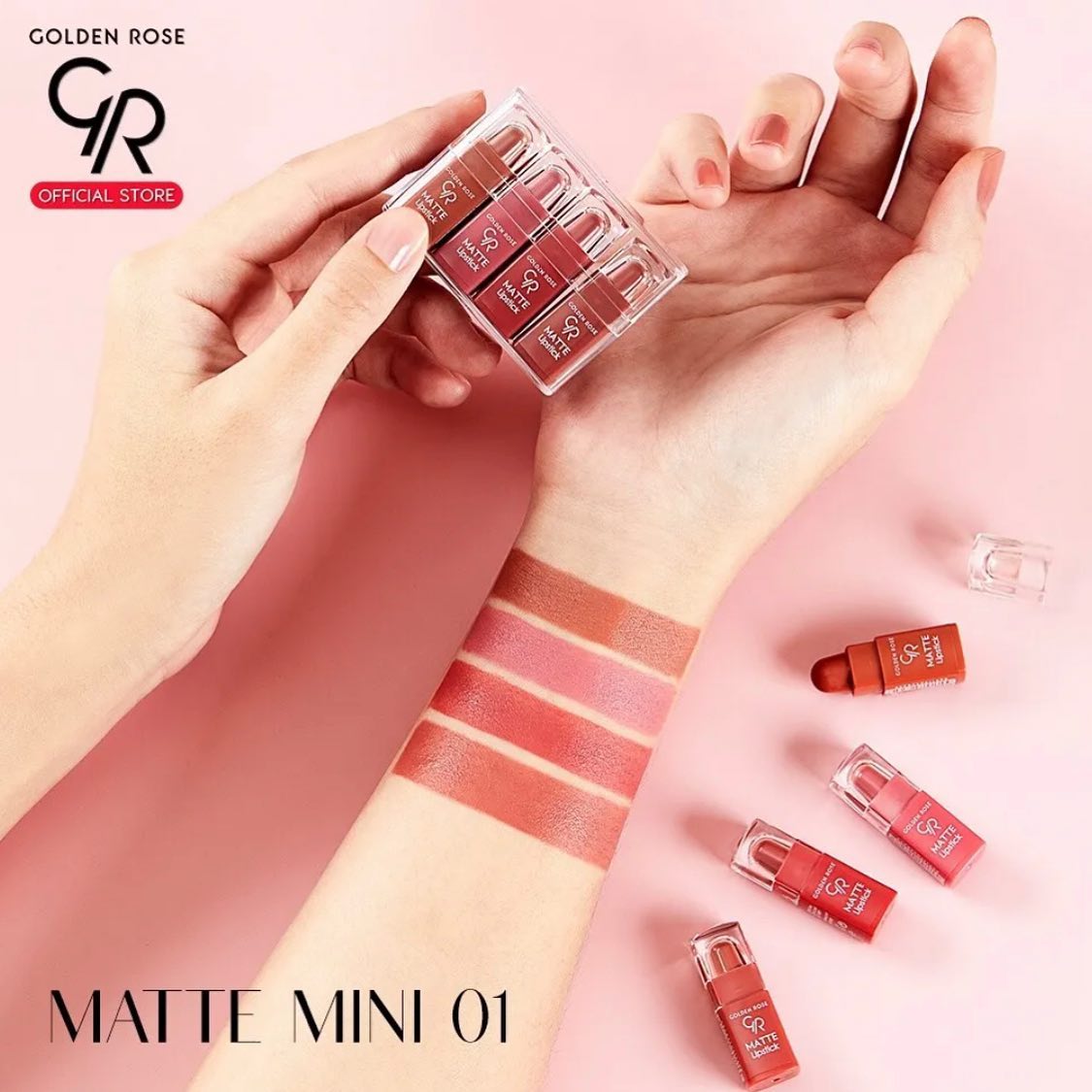 Matte Lipstick Mini Set - Set de 4 mini labiales mate