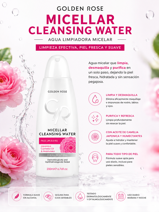 Micellar Cleansing Water – Agua Micelar Limpiadora Facial