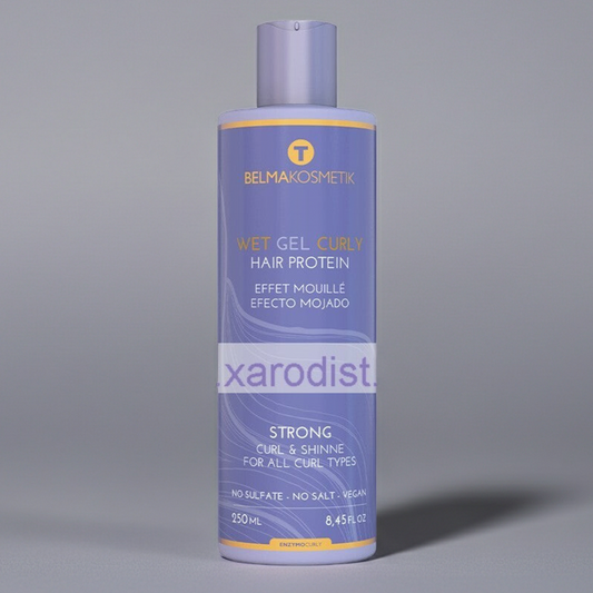 Belma kosmetik-Enzymo Curly - Wet Gel Curly-Efecto mojado 250 ml