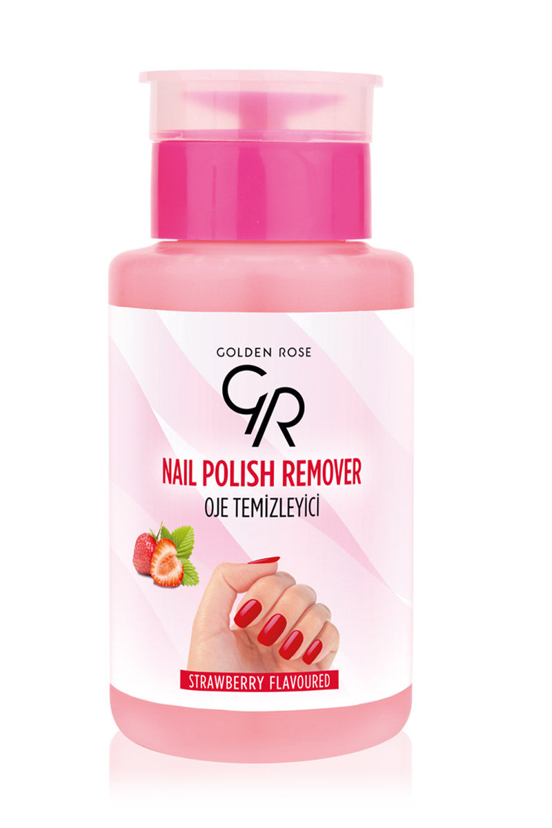 Quitaesmalte con Bomba Aroma Fresa – Golden Rose Nail Polish Remover Strawberry Pump- 200 ml