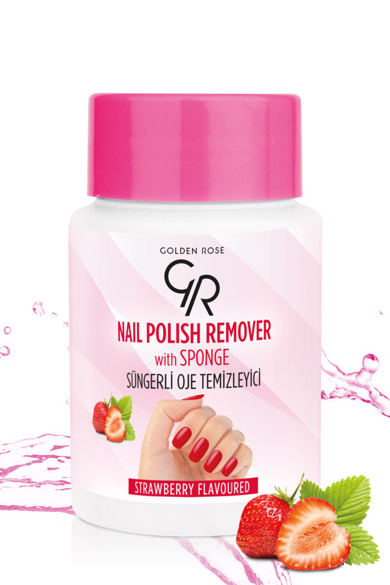 Quitaesmalte con Esponja Fresa – Nail Polish Remover Sponge - 65 ml