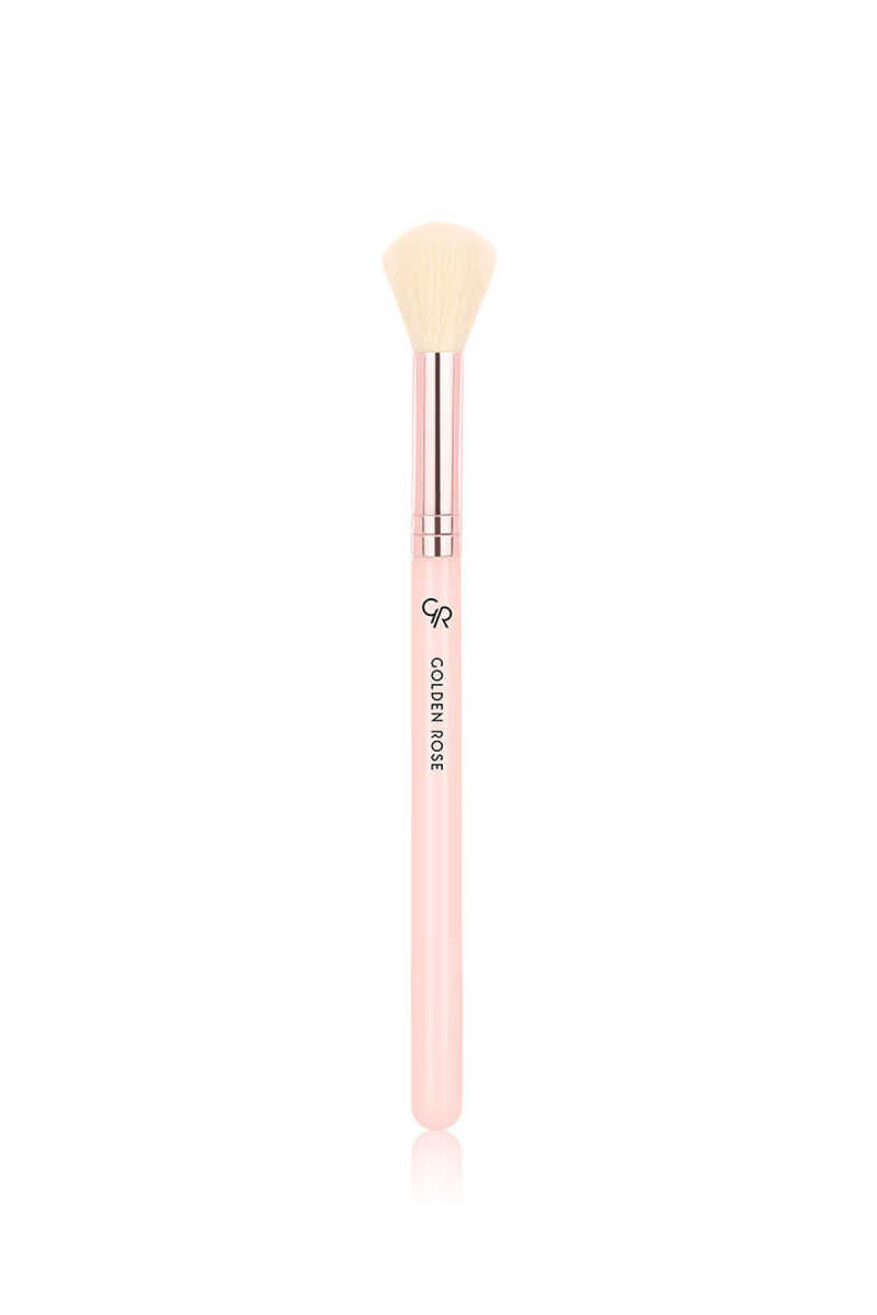 Brocha Cónica para Iluminador - Nude – Precisión Glow - Tapered Highlighter Brush