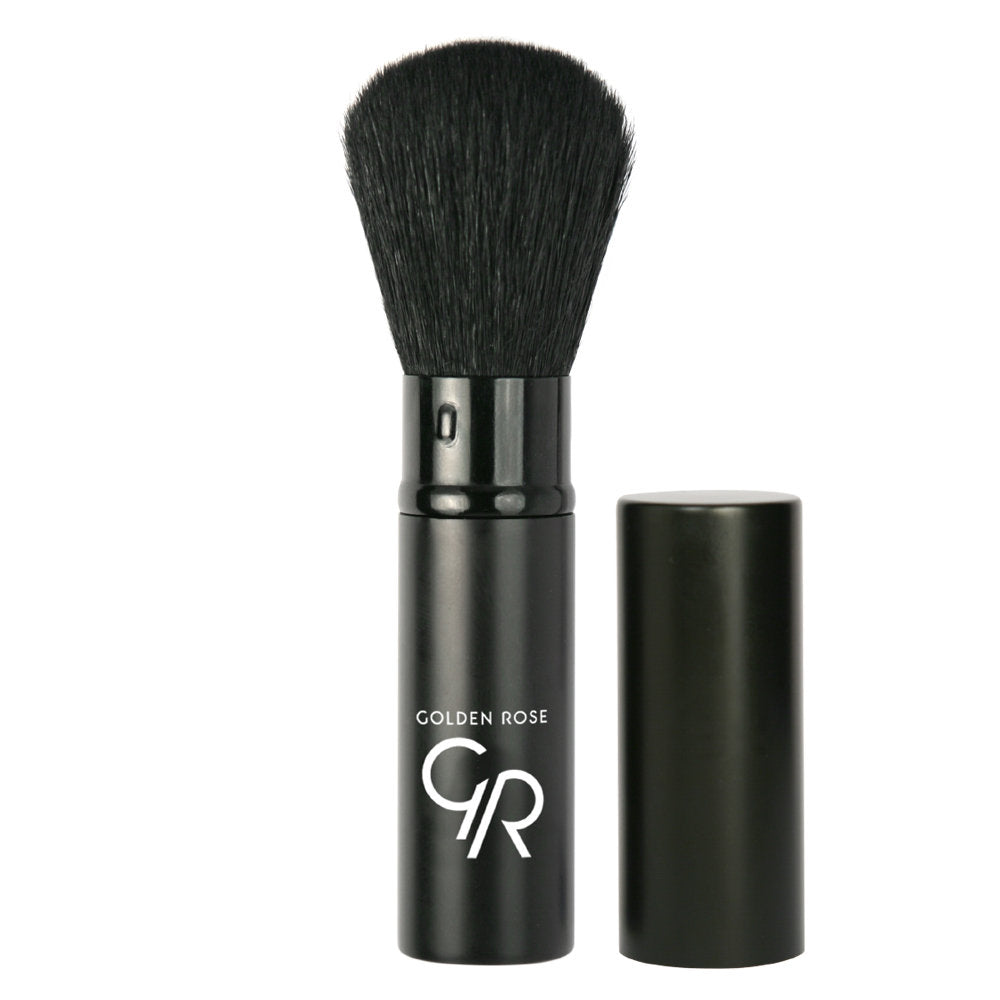 Brocha Retráctil para Polvos – Compacta y Profesional - Retractable Powder Brush