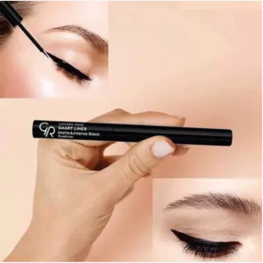 Smart Liner Matte and Intense Black Eyeliner - Eyeliner líquido negro mate