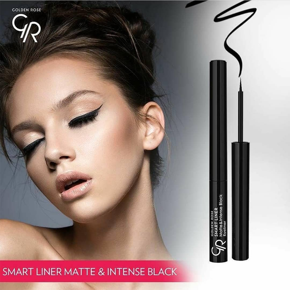 Smart Liner Matte and Intense Black Eyeliner - Eyeliner líquido negro mate