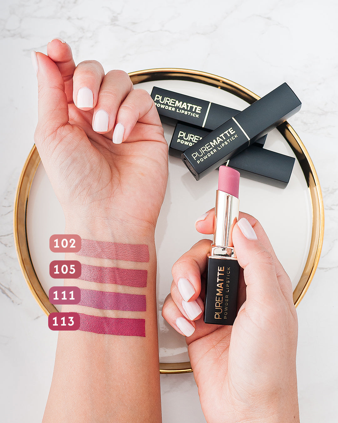 Pure Matte Powder Lipstick - Barra de labios ultra mate efecto polvo