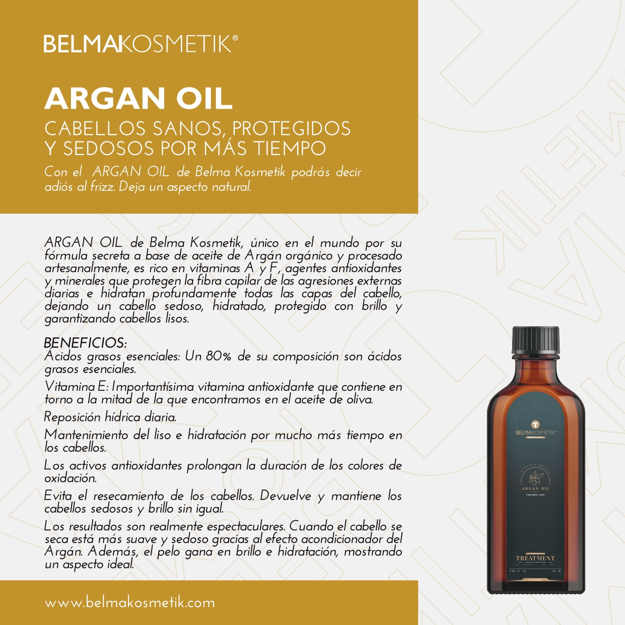 Belma kosmetik-Argan aceite de argan -Serum