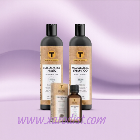 Belma kosmetik-Kit de macadámia mantenimiento,champú+mascarilla+serúm,250+250+50