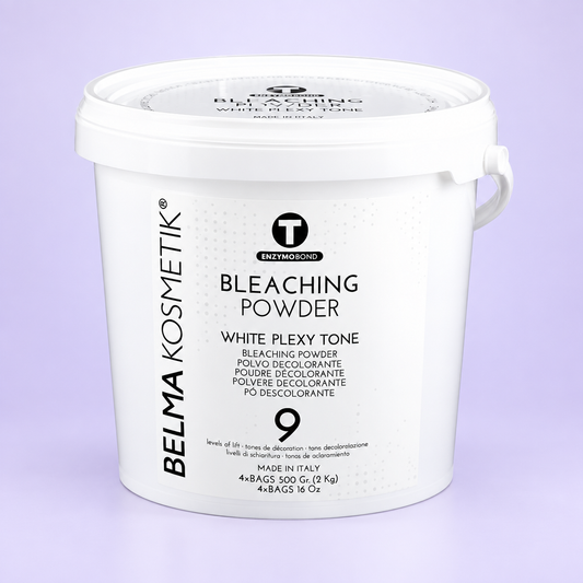 Belma kosmetik-Polvo decolorante 9 tonos-Bleaching Powder Wite Plexi