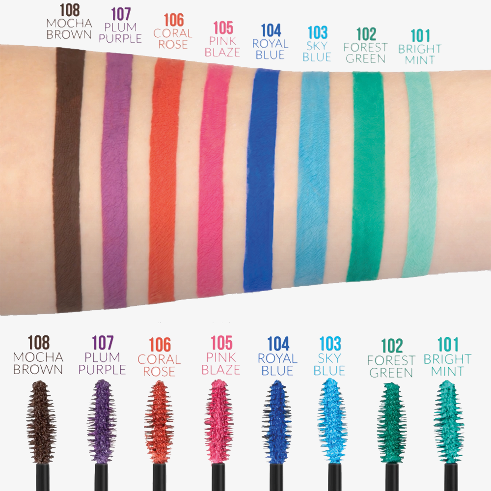 Flash Lash Colored Mascara - Máscara de pestañas de color con volumen