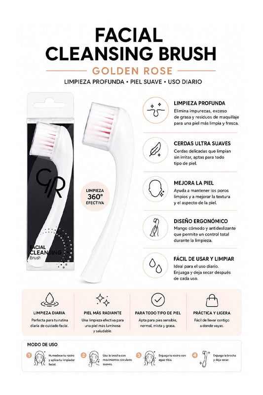 Cepillo Facial Limpiador – Limpieza Profunda y Suave - Facial Cleansing Brush