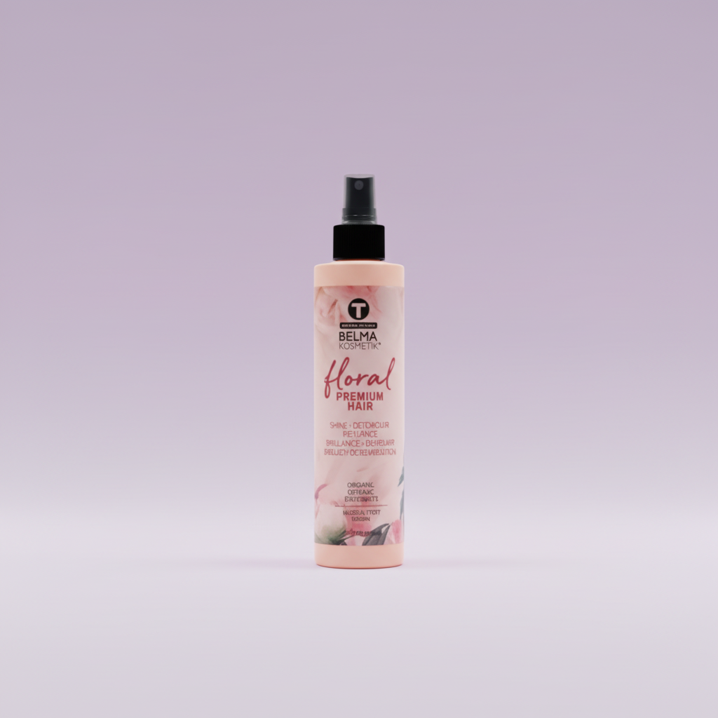 Belma Kosmetik-Floral Detox Spray 100 ml - Premium floral shine, detangling and reconstructing spray - Removes impurities and restores