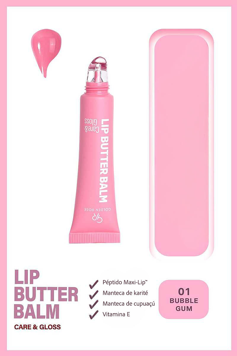 Lip Butter Balm Care&Gloss - Bálsamo labial con color