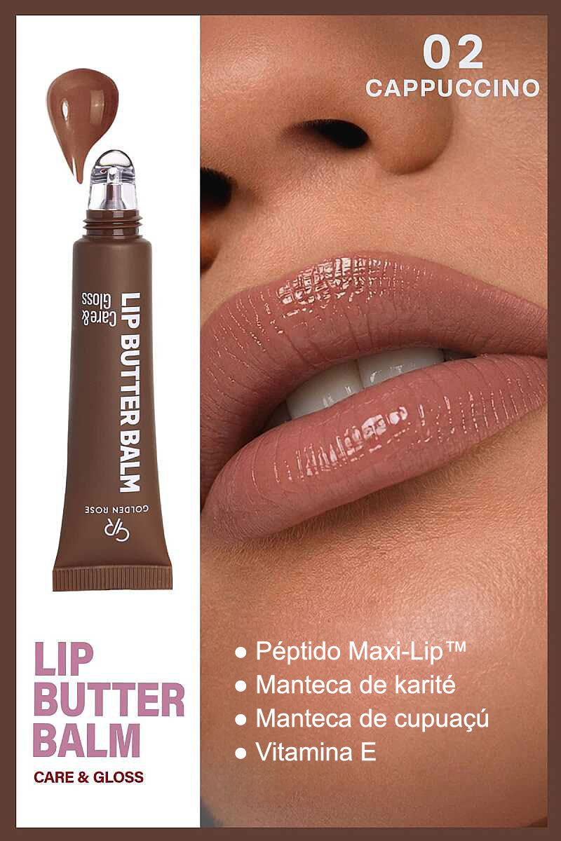 Lip Butter Balm Care&Gloss - Bálsamo labial con color