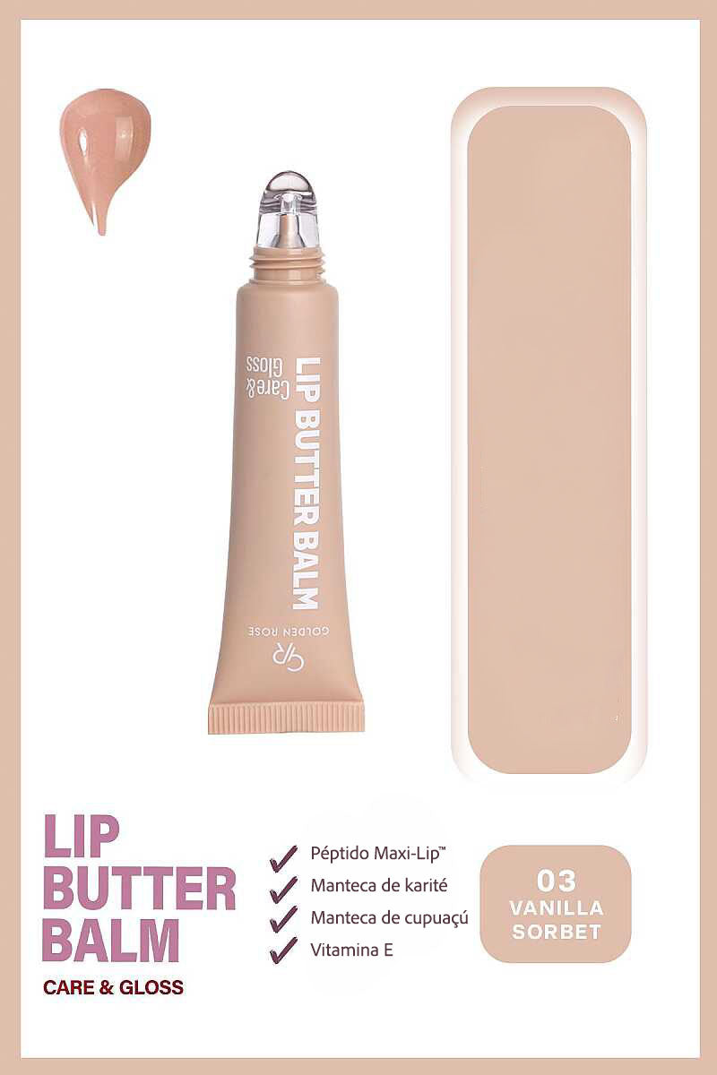 Lip Butter Balm Care&Gloss - Bálsamo labial con color