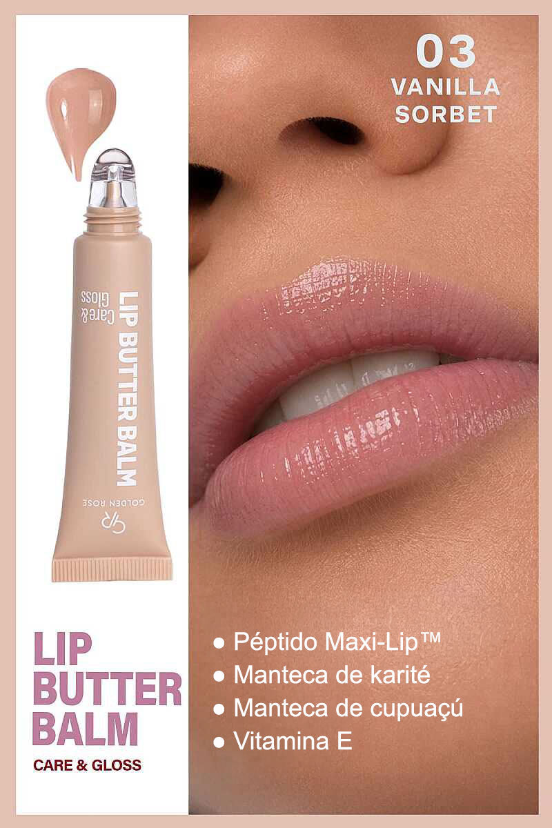 Lip Butter Balm Care&Gloss - Bálsamo labial con color