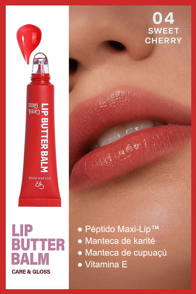 Lip Butter Balm Care&Gloss - Bálsamo labial con color