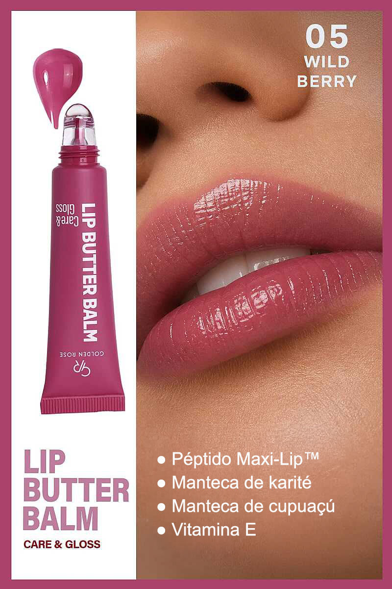 Lip Butter Balm Care&Gloss - Bálsamo labial con color