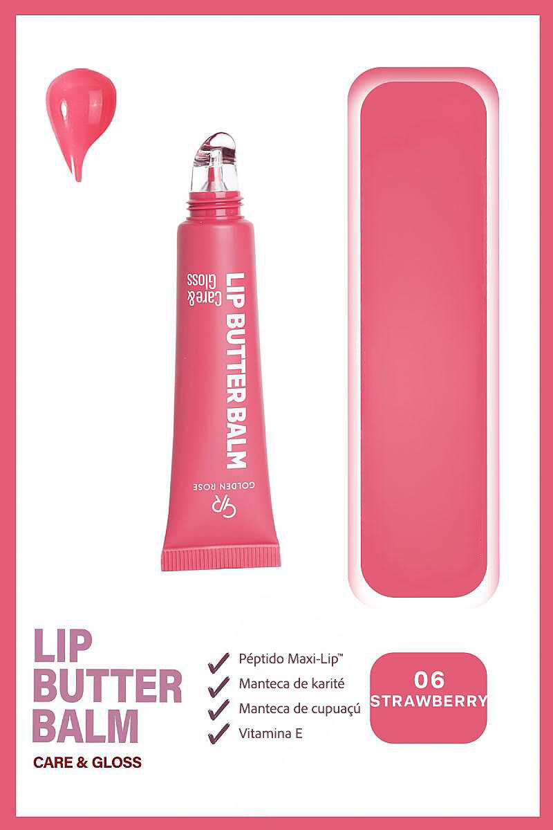 Lip Butter Balm Care&Gloss - Bálsamo labial con color