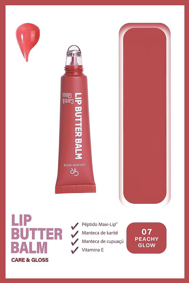 Lip Butter Balm Care&Gloss - Bálsamo labial con color
