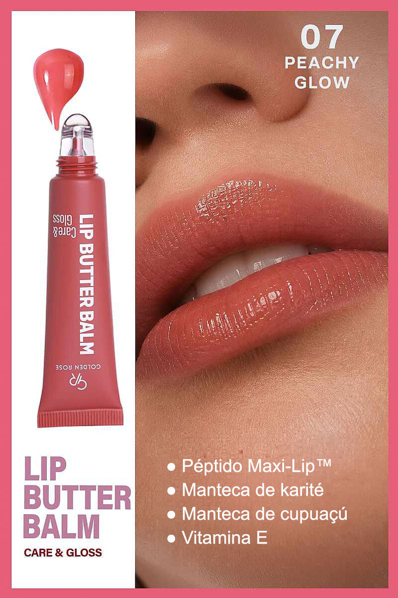 Lip Butter Balm Care&Gloss - Bálsamo labial con color