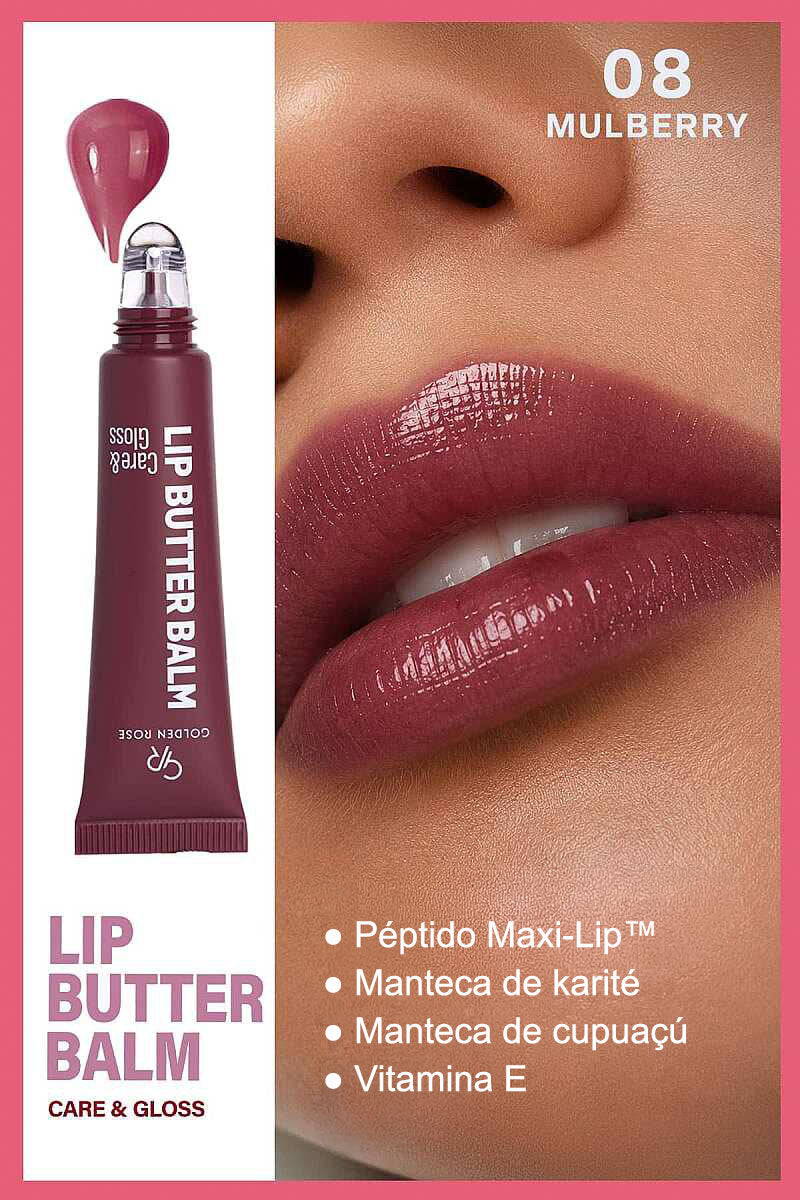 Lip Butter Balm Care&Gloss - Bálsamo labial con color