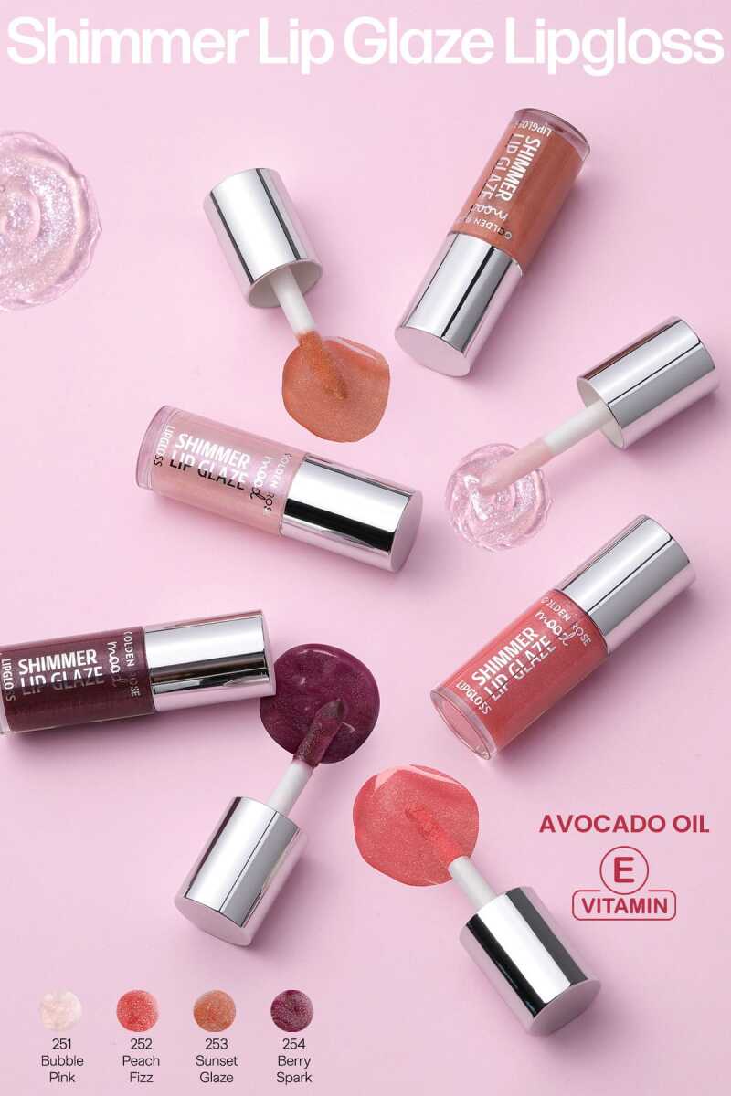 Mood Shimmer Lip Glaze Lip Gloss - Brillo de labios con destellos