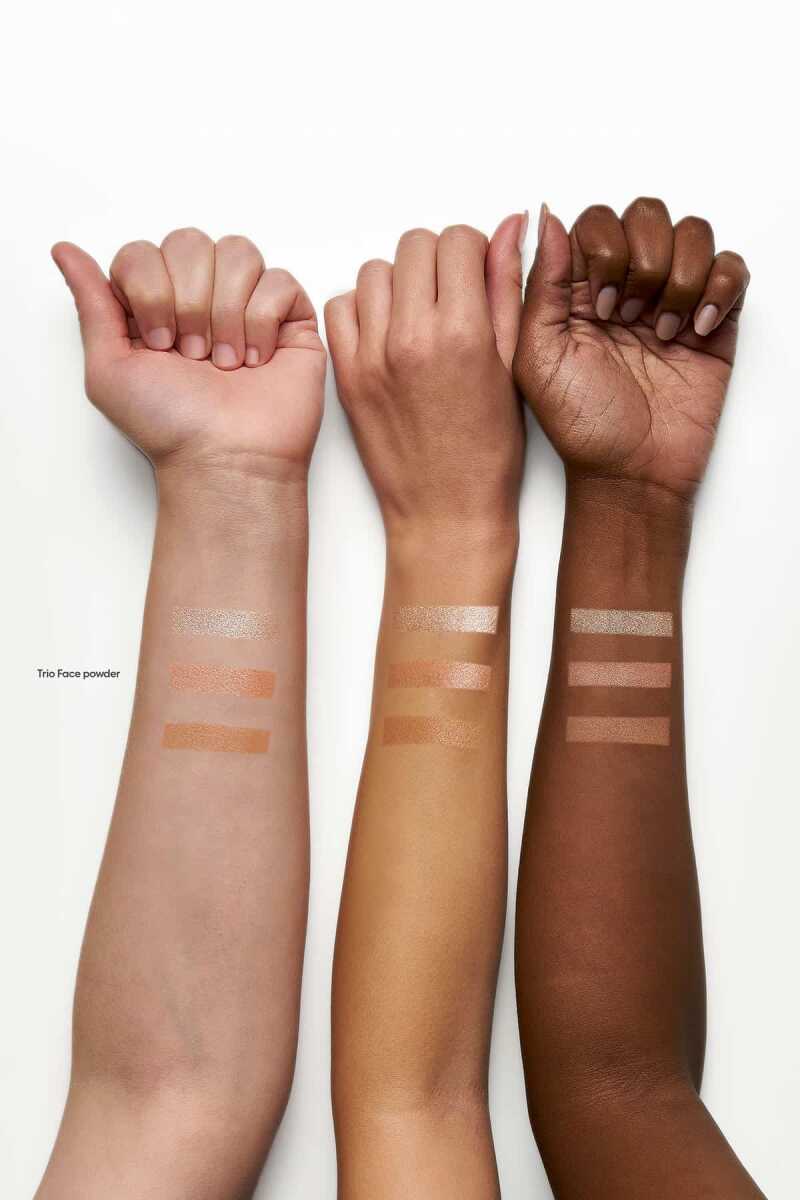 Nude Look Baked Trio Face Powder – Polvo Facial Iluminador y Bronceador