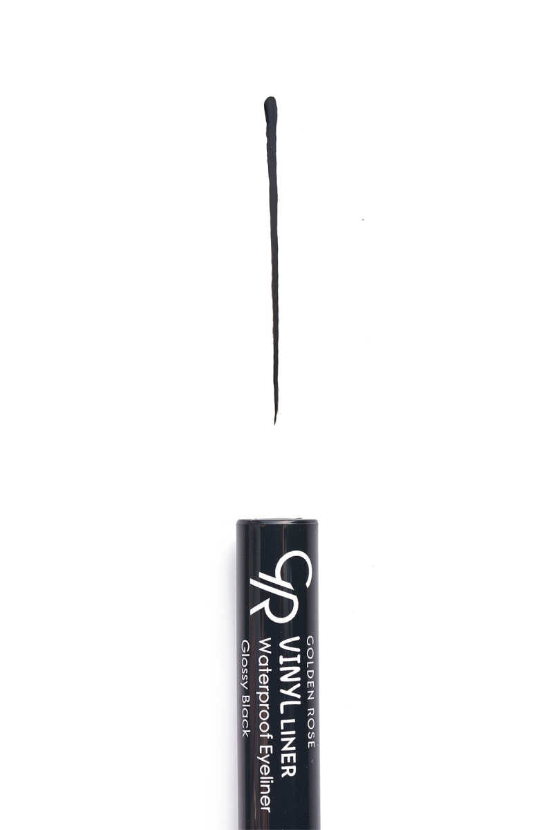Vinyl Liner Waterproof Eyeliner - Eyeliner líquido negro brillante waterproof