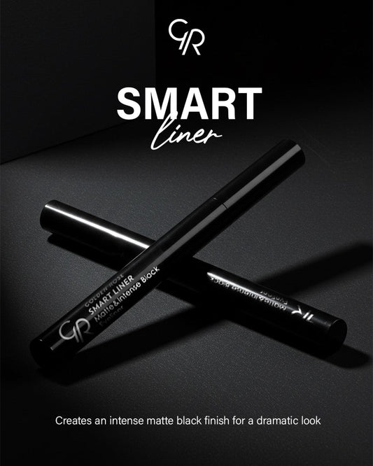 Smart Liner Matte and Intense Black Eyeliner - Eyeliner líquido negro mate