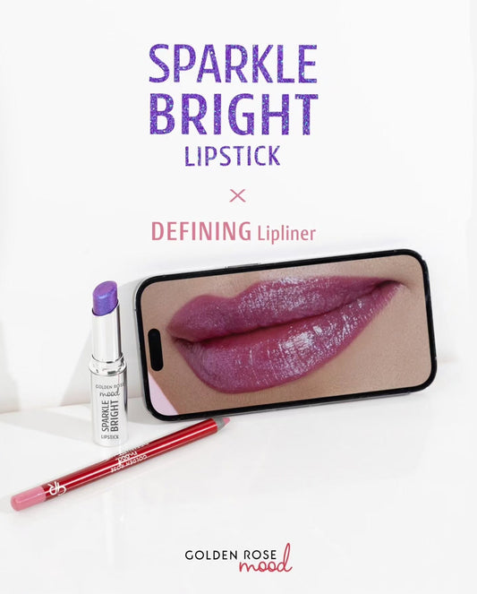 Mood Sparkle Bright Lipstick - Barra de labios brillante con destellos