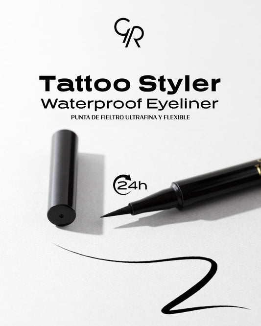 Tattoo Styler Waterproof Eyeliner - Eyeliner líquido negro mate waterproof
