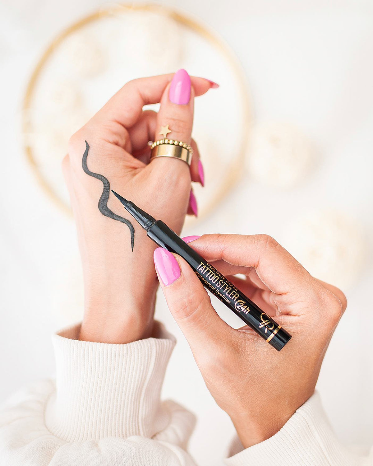 Tattoo Styler Waterproof Eyeliner - Eyeliner líquido negro mate waterproof