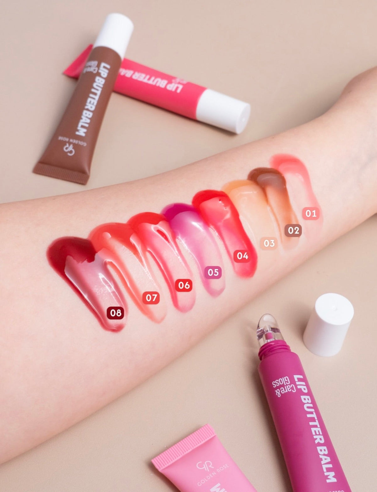 Lip Butter Balm Care&Gloss - Bálsamo labial con color