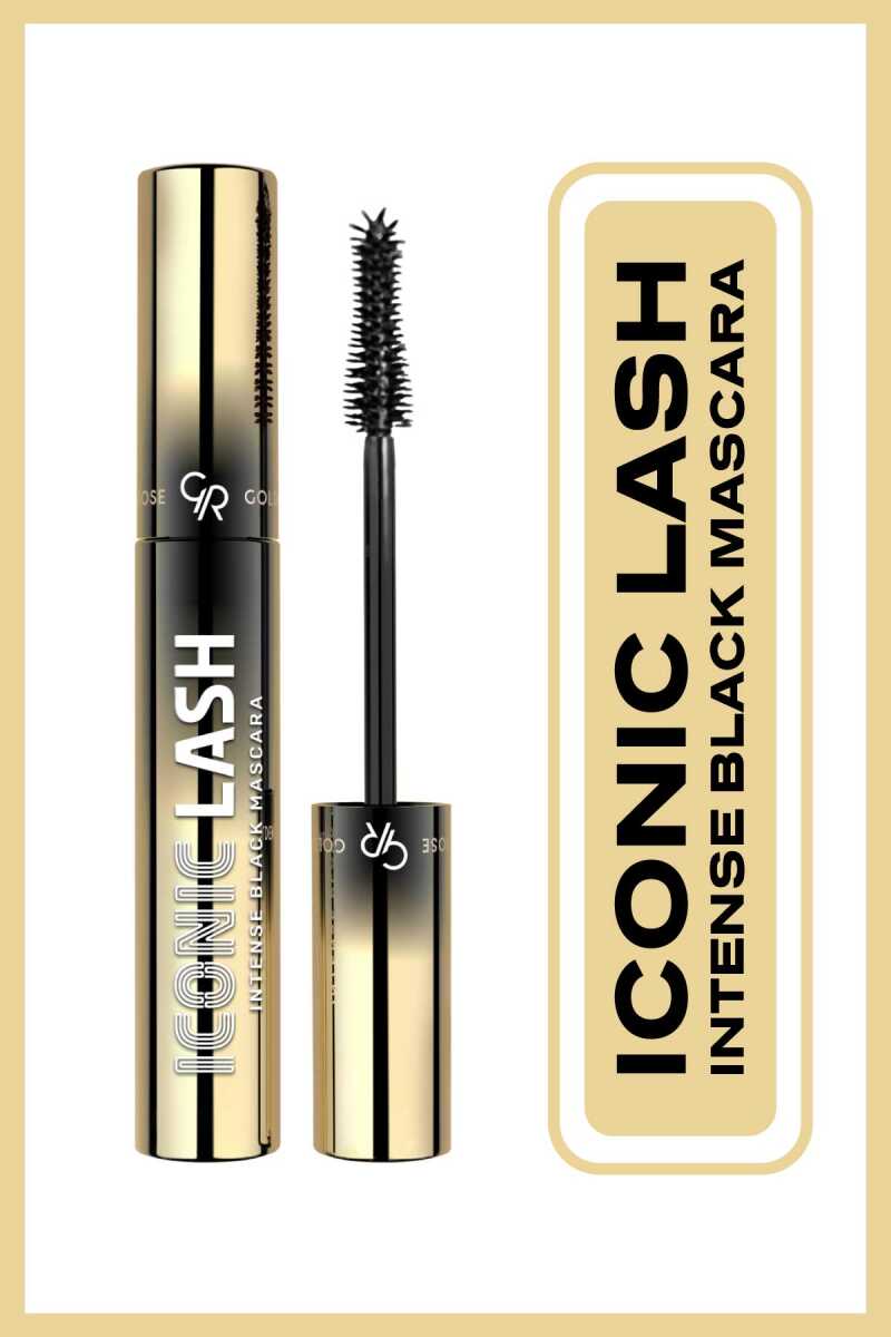 Iconic Lash Intense Black Mascara - Máscara de pestañas negro intenso con volumen, longitud y definición