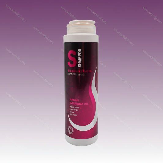 Silken Keratin Post-Treatment Shampoo con argán y marula