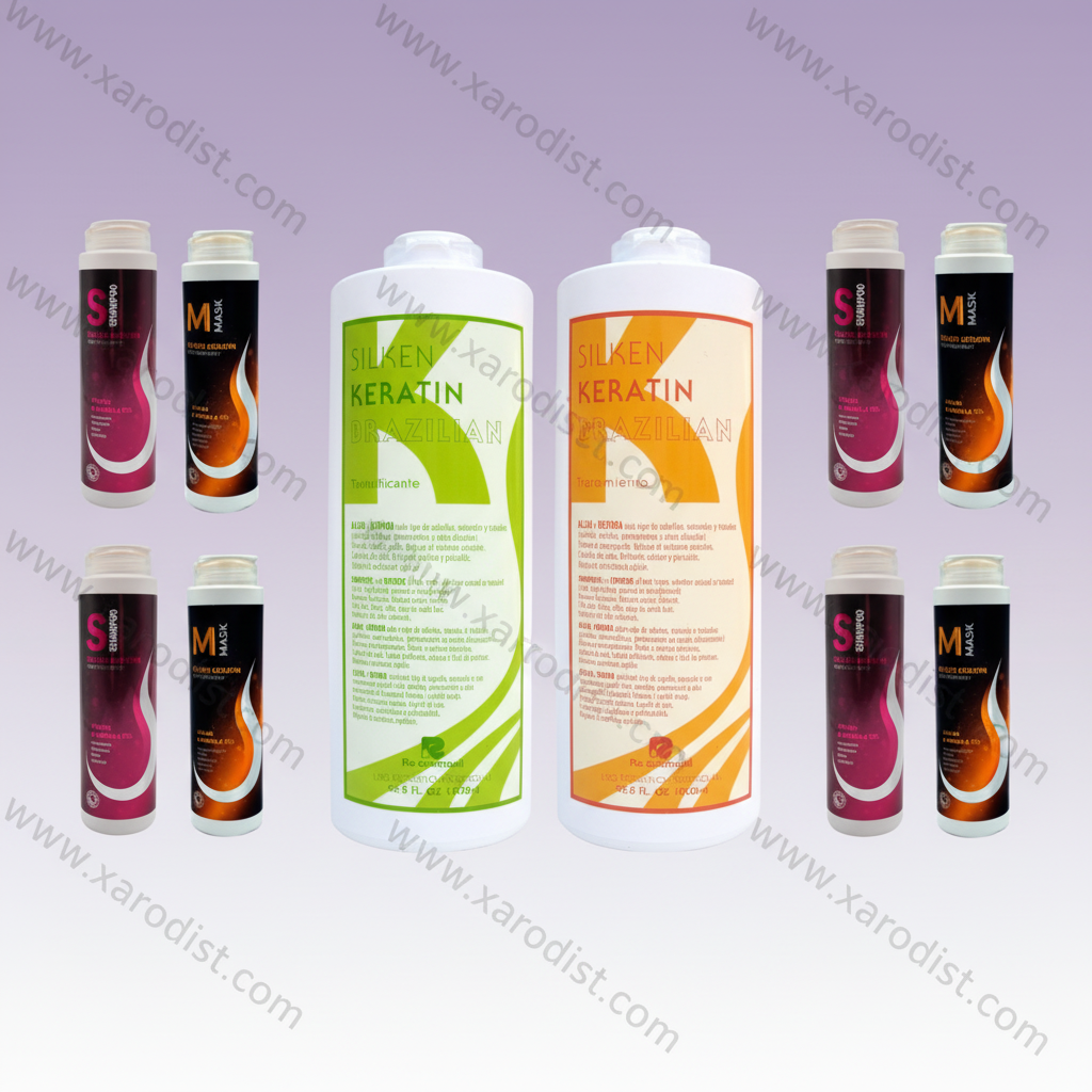 Pack Silken Keratin tratamiento completo con mantenimiento - 10 productos