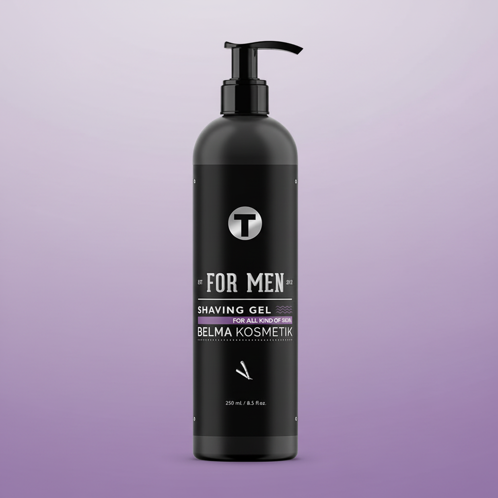 Belma Kosmetik T Men Shaving Gel - Fons lila difuminat