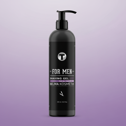 Belma Kosmetik T Men Shaving Gel - Fons lila difuminat
