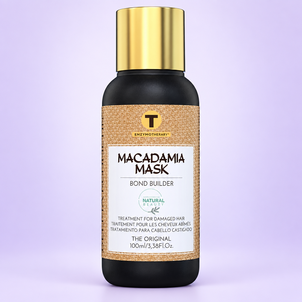 Macadamia Mascarilla Bond Builder 100ml amb fons lila
