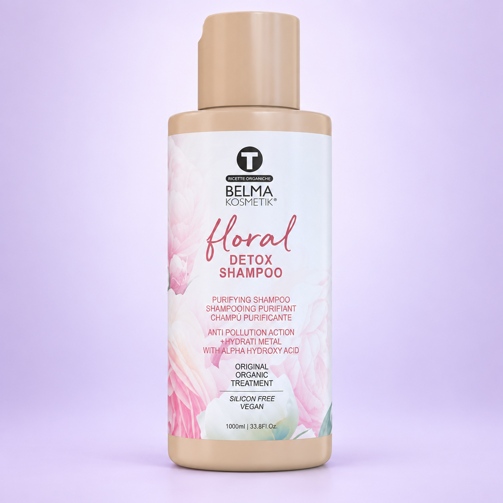 Floral Detox Xampu 100ml amb fons lila