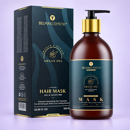 Argan Mascarilla 500ml amb fons lila